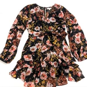 LUXXEL Ruffle Mini Dress